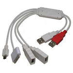 4 Port USB2.0 Squid Hub, iPod/Mini5/A-Female x 2 - oneprizes.com