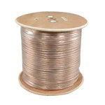 1000Ft 16AWG/2 Polarized Speaker Wire Coil CCA Clear Jacket - oneprizes.com
