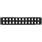 2U 19" 24port Blank Panel for Keystone Jack - oneprizes.com