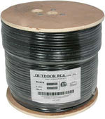1000Ft RG6 CCS Quad Shield Direct Burrial Outdoor Cable - oneprizes.com