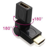 Swivel HDMI Adapter Male to Female 360 Degree - oneprizes.com