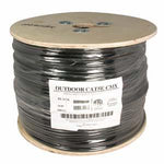 1000Ft Cat5e UTP Direct Burial Outdoor Network Bulk Cable Gel Type Black - oneprizes.com