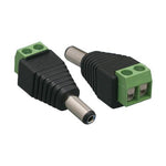 DC Plug Power Male 2.1 / 5.5mm to Terminal Block Adapter - oneprizes.com