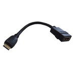 8" Ultra HD High Speed HDMI Female to Mini HDMI Male Cable (Type C) w/Ethernet - oneprizes.com