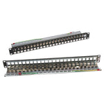 Cat.6A 24-Port Snap in Patch panel for STP RJ45 Keystone Jack - oneprizes.com