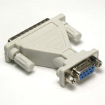 DB9-F/DB25-M Serial Port Adapter, Thumbscrew/Hex Nut - oneprizes.com
