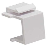 Snap-in Keystone Wallplate Blank Insert White - oneprizes.com