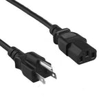 12Ft Shielded Computer Power Cord NEMA5-15P/IEC320 C13 18AWG - oneprizes.com