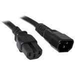 3Ft 14AWG 15A 250V Power Cord Cable (IEC320 C14 to IEC320 C15) - oneprizes.com