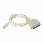 6Ft USB to Parallel Printer Cable (Cent.36-M) Bi-Directional - oneprizes.com