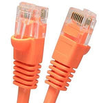 Cat5e Crossover Ethernet Patch Cable Orange Booted - oneprizes.com