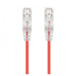 Slim Cat6 Ethernet Patch Cable Booted Red 28AWG - oneprizes.com