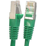 50Ft Cat6 Shielded (SSTP) Ethernet Network Cable Booted Green - oneprizes.com