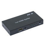 4-Way HDMI Splitter (1-in/4-out) Splitter 3D, 4Kx2K with IR Extention - oneprizes.com