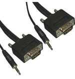 6Ft Slim SVGA Monitor Cable With Audio - oneprizes.com
