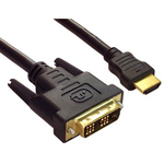 3Ft HDMI to DVI-D Cable Single Link M/M Gold Plated - oneprizes.com