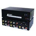 4 Way Audio Video (3RCA) Splitter - oneprizes.com