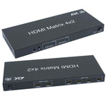 4x2 HDMI Matrix with IR Remote Control Extension, 3D - oneprizes.com