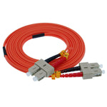 OM1 SC-SC Duplex Multimode 62.5/125 Fiber Cable - oneprizes.com