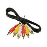 RCA Cable M/M x 3 Audio Video Cable Gold Plated - oneprizes.com