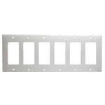 6 Gang Decora Wall Plate White (GFCI) - oneprizes.com