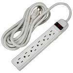 12Ft 6-Outlet Surge Protector 14AWG/3, 15A, 90J - oneprizes.com