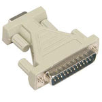 DB9-F/DB25-M Serial Port Adapter, Thumbscrew/Thumbscrew - oneprizes.com
