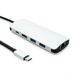 4 in Type C Male to HDMI+USB3.0*2+RJ45+C Female Adapter 1 USB - oneprizes.com