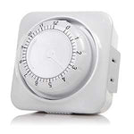 Mechanical Coundown Timer 12 Hour 2-Prong Outlet - oneprizes.com