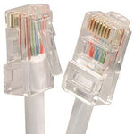100Ft Cat5E Unshielded Ethernet Network Cable Non Booted White - oneprizes.com