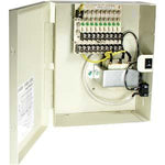 9 Port AC24V 4Amps Power Supply Box w/ Resetable Fuses, OA-P24AC9P-4 - oneprizes.com