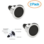 Pack of 2 Magnetic Phone Car Mount, Aluminium Universal Air Vent Magnetic Car Phone Holder - oneprizes.com