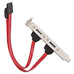 SATA to eSATA Cable with Bracket 2 Port 16" Cable - oneprizes.com