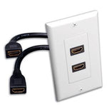 Dual HDMI Wall Plate Pigtail - oneprizes.com