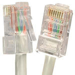 14Ft Cat6 Unshielded Ethernet Network Cable Non Booted Gray - oneprizes.com