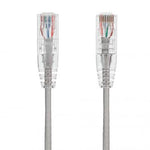 Slim Cat6 Ethernet Patch Cable Booted Gray 28AWG - oneprizes.com