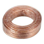 50Ft 14AWG/2 Polarized Speaker Wire Coil CCA Clear Jacket - oneprizes.com