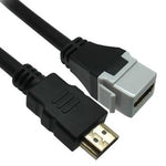 5-Inches Pigtail HDMI Keystone Jack - oneprizes.com