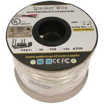 250Ft 18AWG/2C In-wall Speaker Wire, OFC CL2 UL OD-6.2mm White Jacket - oneprizes.com