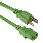 3Ft 18 AWG Universal Power Cord Cable Green - oneprizes.com