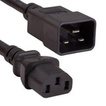 4Ft 14AWG 15A 250V Power Cord (IEC320 C13 to IEC320 C20) - oneprizes.com